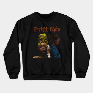 Erykah Badu / Vintage Style / Fan Art Design Crewneck Sweatshirt